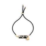 DEMDACO Bold Black Believe Bracelet - Supporting Artist w Disabilities
