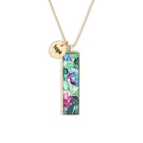 DEMDACO Hydrangea Hope ArtLifting Necklace - 30in Supporting Artist w Disabilities