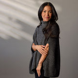 DEMDACO Black Turtleneck Pullover Cape One Size
