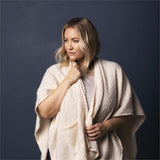 DEMDACO Faith Cream Prayer Wrap - 42x31 inch