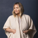 DEMDACO Faith Cream Prayer Wrap - 42x31 inch