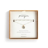 DEMDACO Layered Cross Prayer Silver Bracelet - 7in