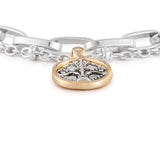 DEMDACO Layered Cross Prayer Silver Bracelet - 7in