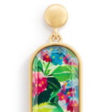 DEMDACO Hydrangea Drop Earrings 1.5"