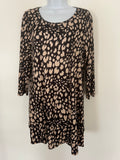 Enmain Print Tunic Dress Large