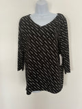 Chicos Touch of Cool V-Tee Size 2