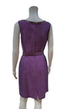 Antonio Melanie Purple Rhinestone Dress Size2